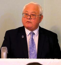 Keith Best speaking to the Peace Road Conference in Dublin