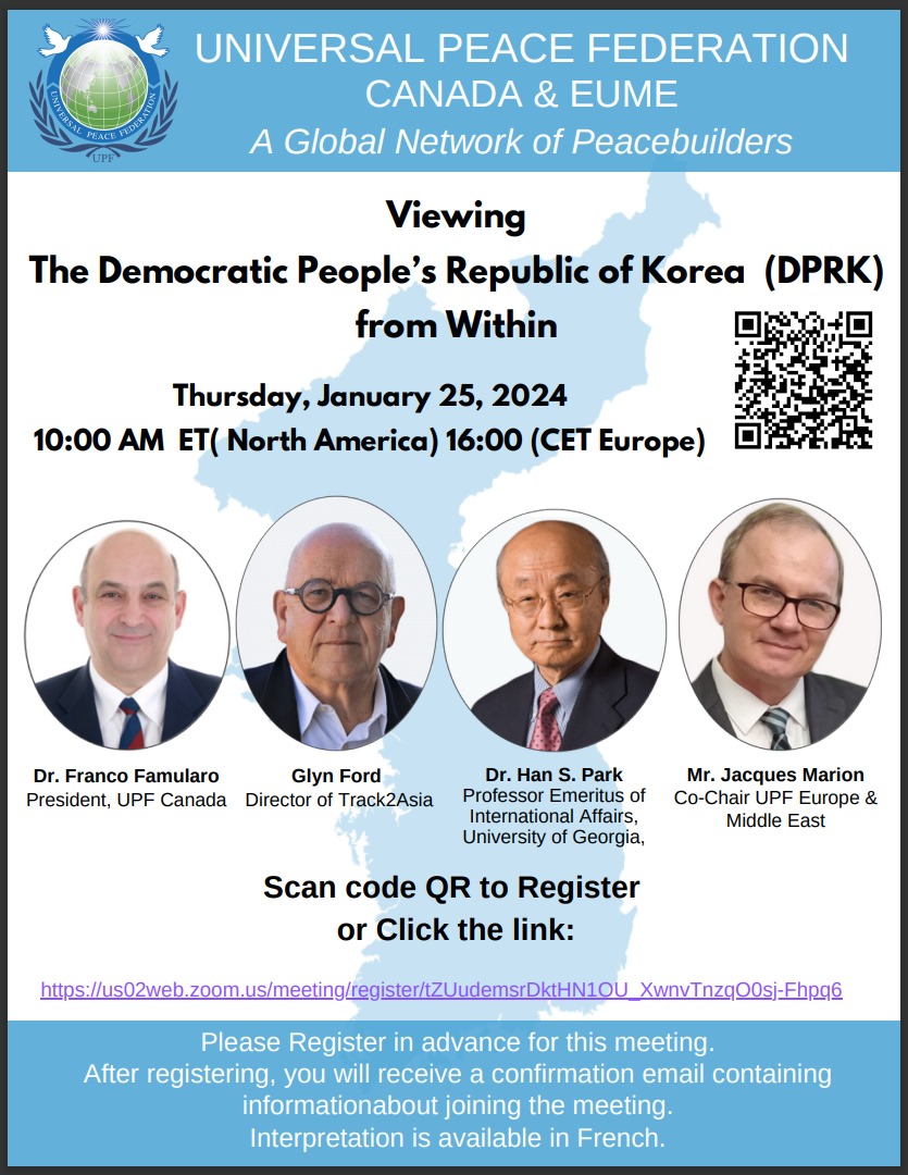 Viewing DPRK from Within | UPF Webinar Jan 2024