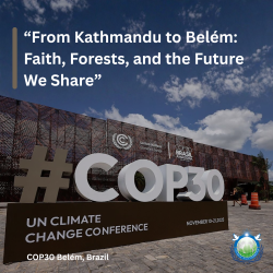 COP30 climate conference in Belém Brazil, Universal Peace Federation statement on climate action, resilience, forest protection, shared responsibility, UPF global peacebuilding