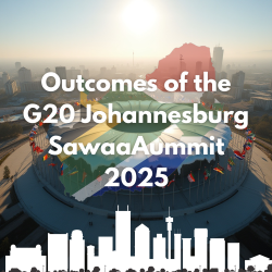 G20 Johannesburg Summit 2025 – Africa’s leadership in global governance and Universal Peace Federation’s contribution to sustainable development, climate resilience, and financial reform.