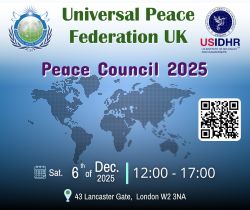 Universal Peace Federation UK Peace Council Postponed