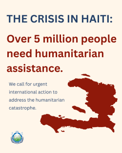 The Universal Peace Federation calls for urgent global action, interfaith unity, and humanitarian aid in response to the worsening crisis in Haiti.