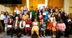 Group photo at Universal Peace Federation UK’s ‘Principles of Peace’ seminar (4 Oct 2025), Lancaster Gate, London—diverse community and faith leaders, Ambassadors for Peace and volunteers celebrating interfaith dialogue and peacebuilding.