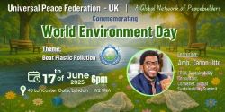 World Environment Day 2025 | Beat Plastic Pollution | UPF-UK