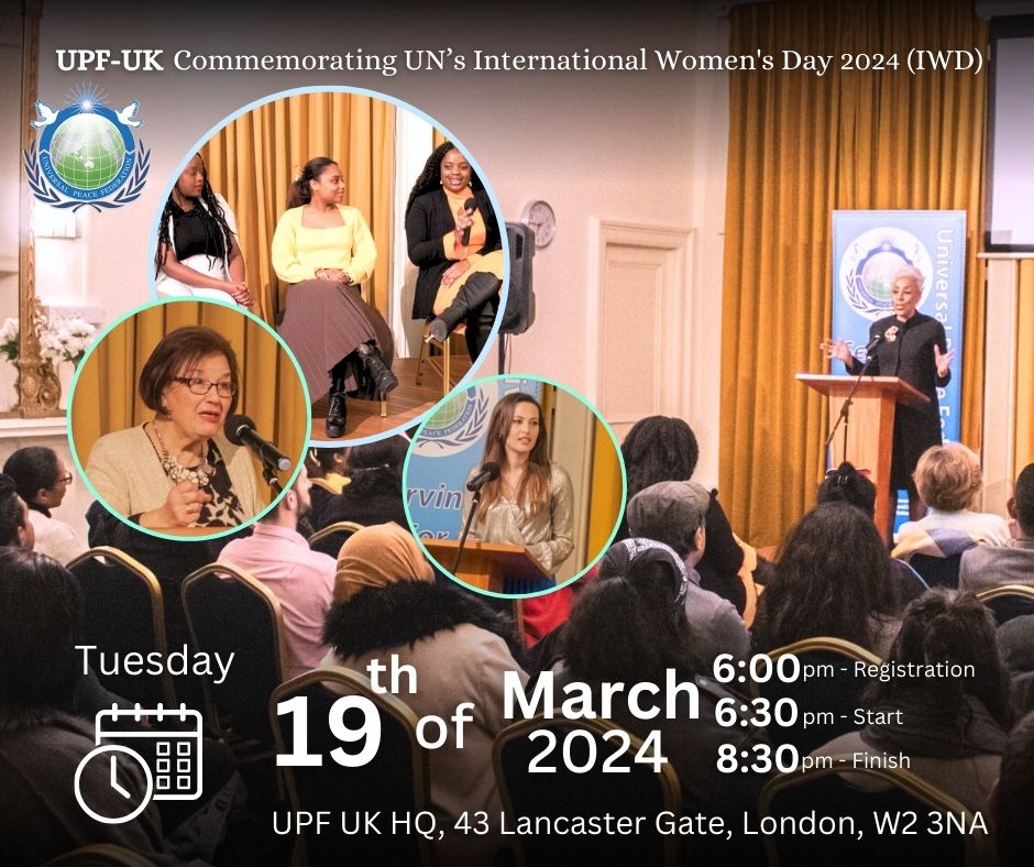 International Women’s Day 2024 | UPF UK Event