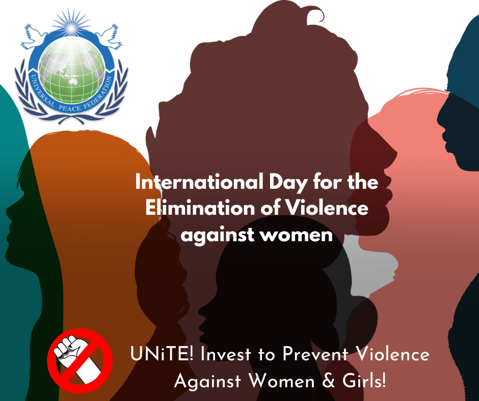 Keith Best TD MA of UPF-UK addresses global and domestic violence against women and girls, highlighting Iran, DRC and conflict-related sexual violence.